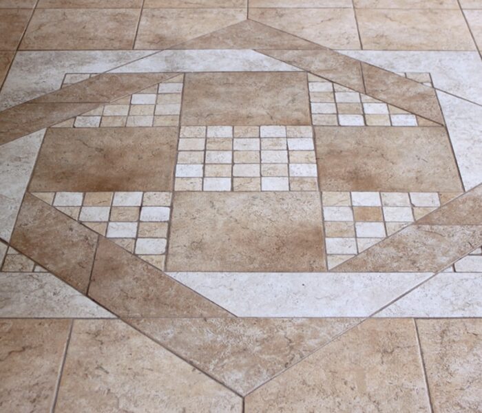 Beautiful patterned tile